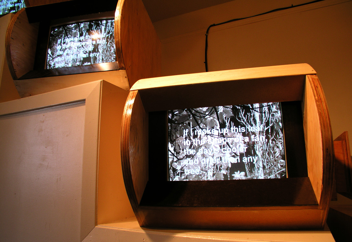 Media installation in exhibition.