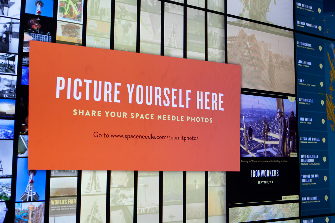 Visitors are encouraged to submit their own photos to include in SkyPad™