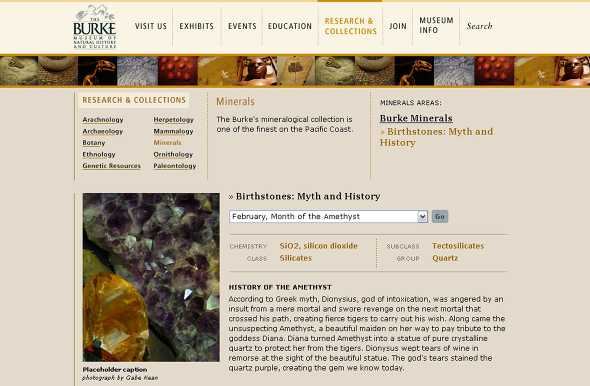 Research and Collections page.